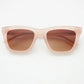 LUCY ACETATE WOMENS CAT EYE SUNGLASSES - PINK