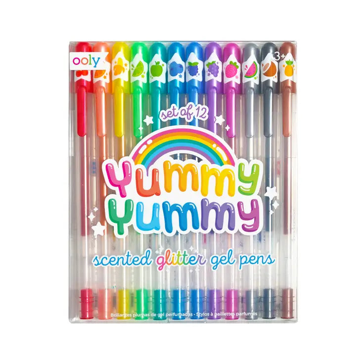 YUMMY YUMMY SCENTED GLITTER GEL PENS