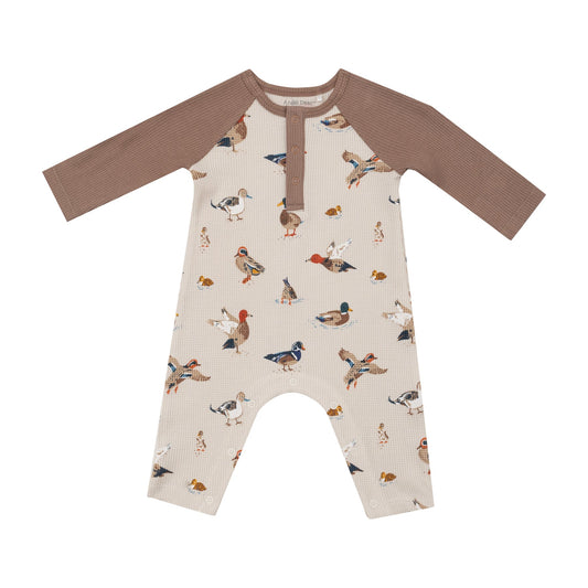 HENLEY ROMPER - DUCKS