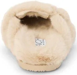 PORTLAND  SLIP ON CLOG FAUX FUR - NATURAL