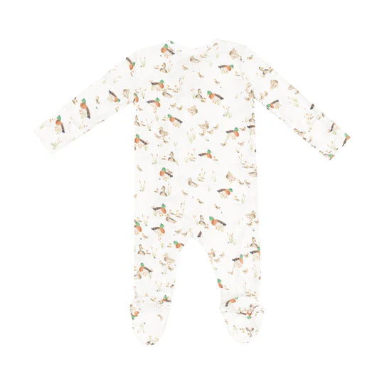 2 WAY ZIPPER FOOTIE - DUCKLING FAMILIES