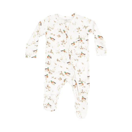 2 WAY ZIPPER FOOTIE - DUCKLING FAMILIES