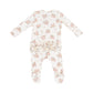 2 WAY ZIPPER RUFFLE FOOTIE - VINTAGE ROSEBUDS