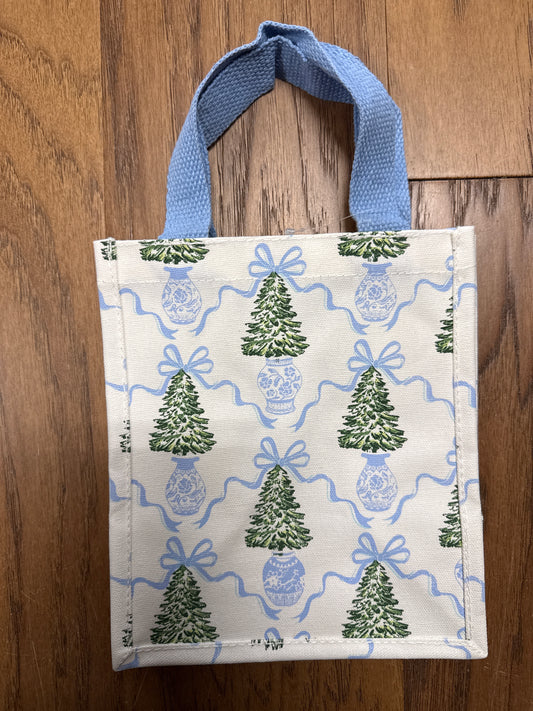COMPACT CARRY TOTE - WINTER PINES