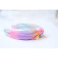 PLEATED OMBRE KNOT HEADBAND - RAINBOW