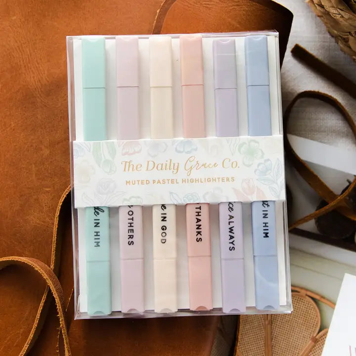 MUTED PASTEL HIGHLIGHTERS