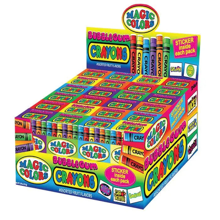 BUBBLE GUM CRAYONS