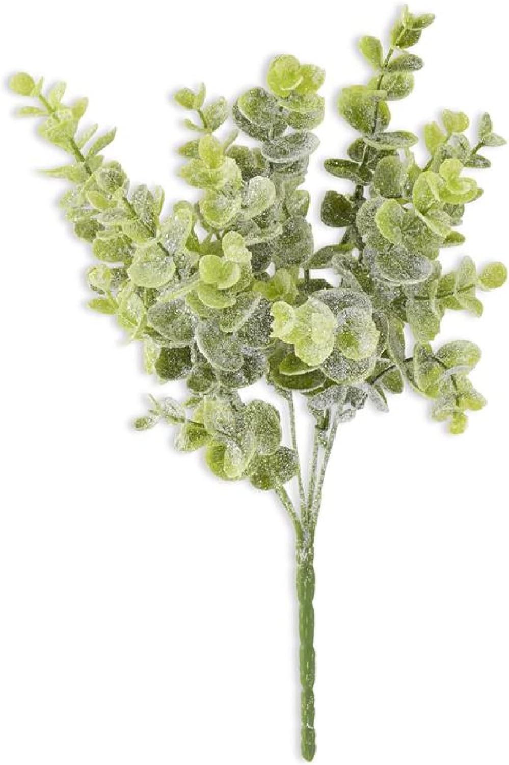 13 INCH GLITTERED SNOWY EUCALYPTUS BUSH