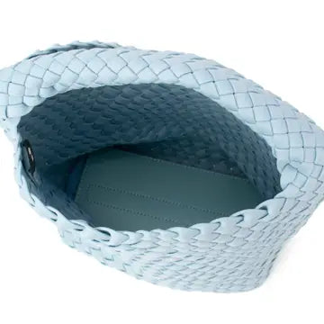 THE CHLOE -  SMALL WOVEN CROSSBODY TOTE - ASSORTED COLORS