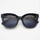 NAPLES ACETATE CAT EYE SUNGLASES - BLACK/TORTOISE