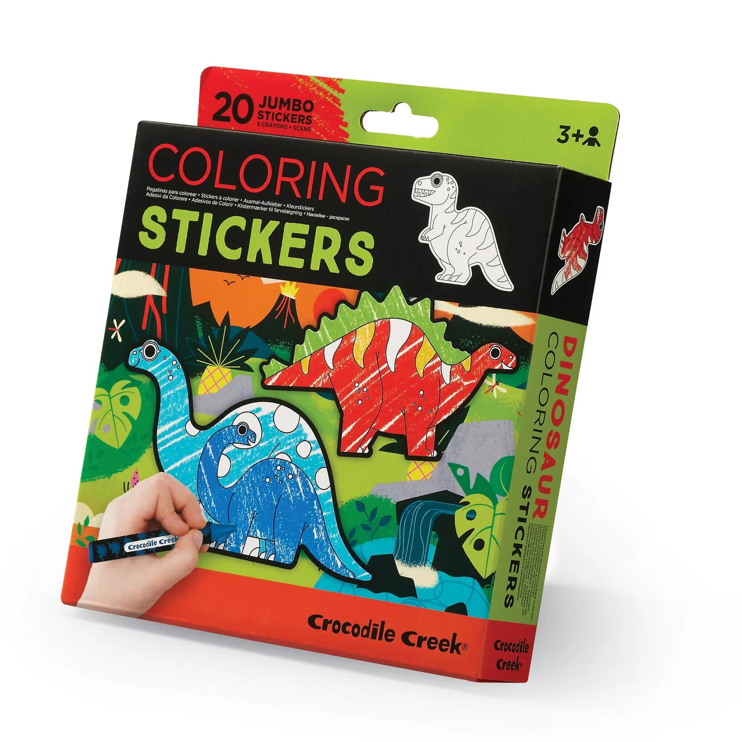 COLORING STICKERS - DINOSAURS