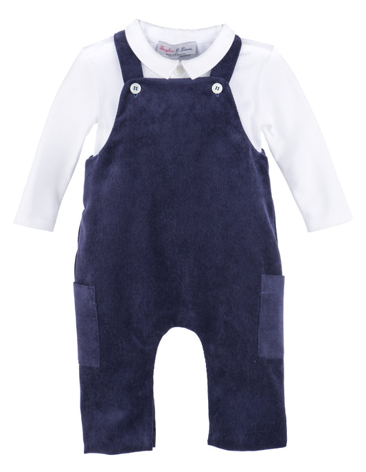 CLASSIC BOY CORD LONGALL - NAVY