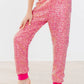 HOT PINK SEQUIN JOGGERS
