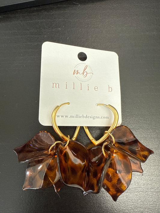 FLORA HOOP EARRINGS