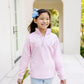 CANTER COLLAR HALF-ZIP - PALM BEACH PINK/BUCKHEAD BLUE