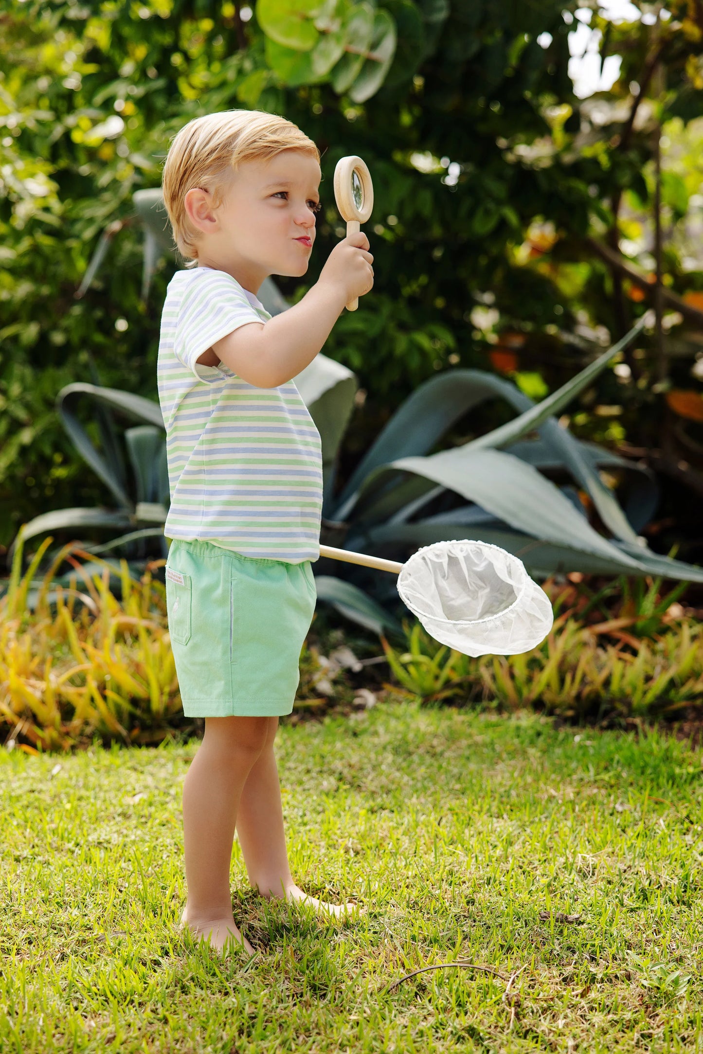 SHEFFIELD SHORTS - GRACE BAY GREEN/SARATOGA STONE