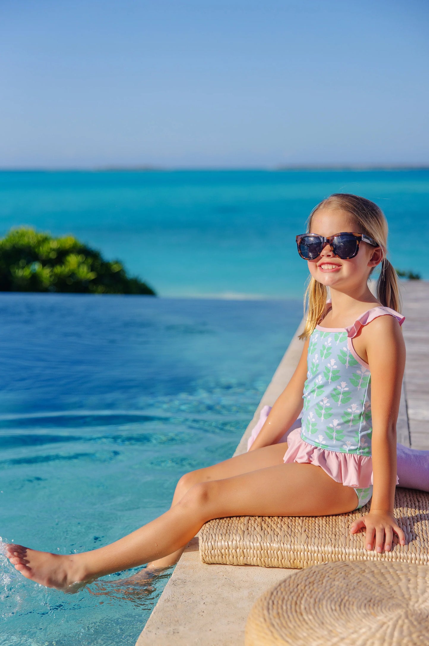 ST LUCIA SWIMSUIT - HANOVER HAND BLOCK