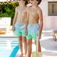 COUNTRY CLUB COLORBLOCK TRUNK - SANDY SPRINGS/BUCKHEAD BLUE/GRACE BAY GREEN