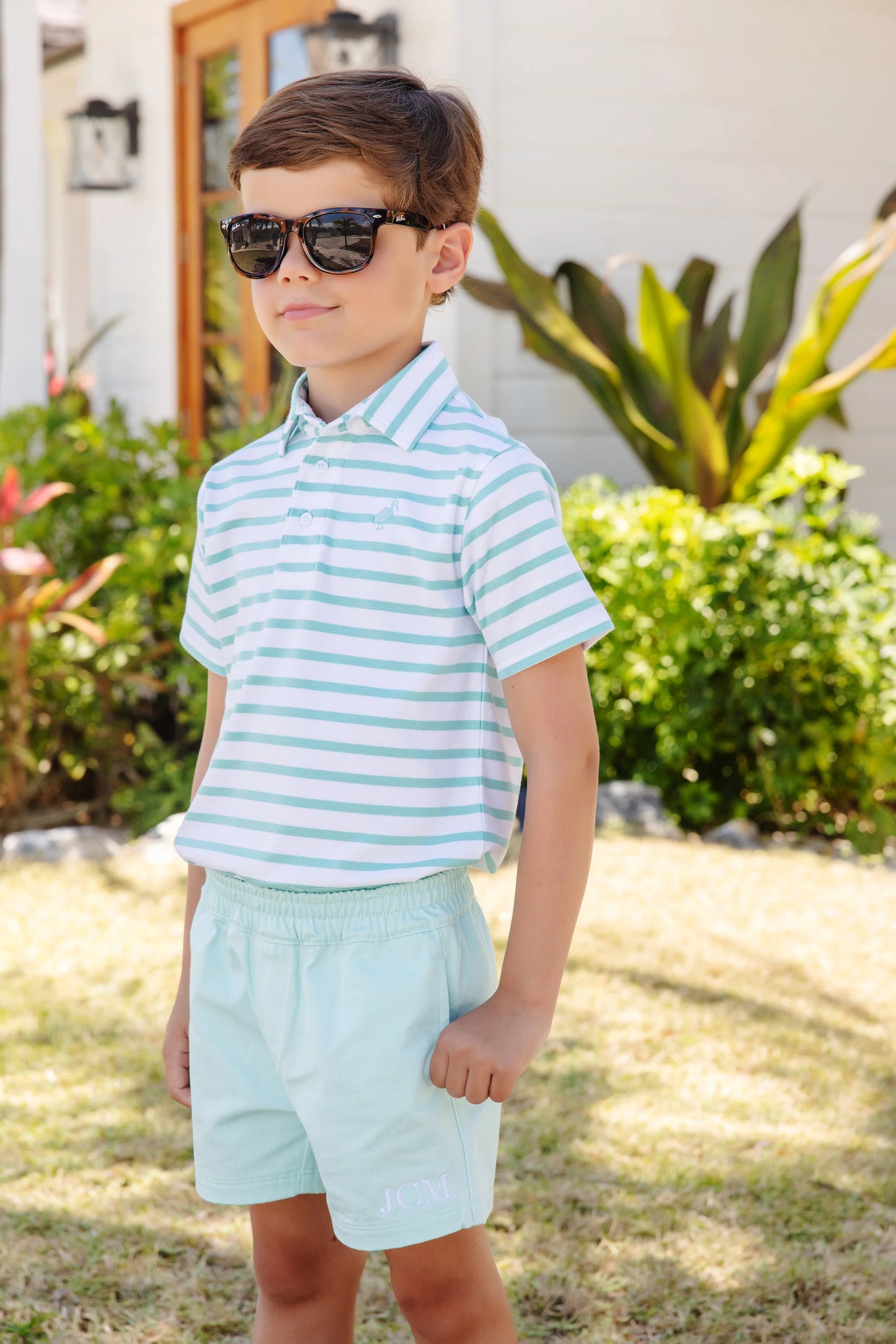 SHEFFIELD SHORTS - EDISTO EGG BLUE/SARATOGA STONE