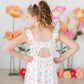 BERRIES & BOWS RUFFLE MAXI DRESS