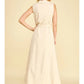LINEN SLEEVELESS MAXI DRESS - OATMEAL