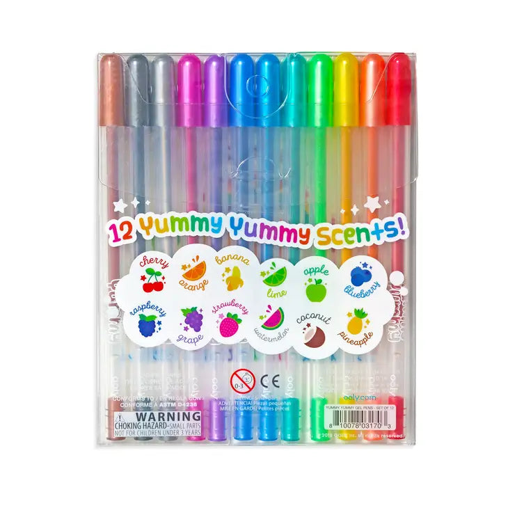 YUMMY YUMMY SCENTED GLITTER GEL PENS