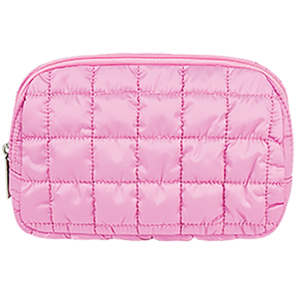 QUILTED BELT BAG - PINK