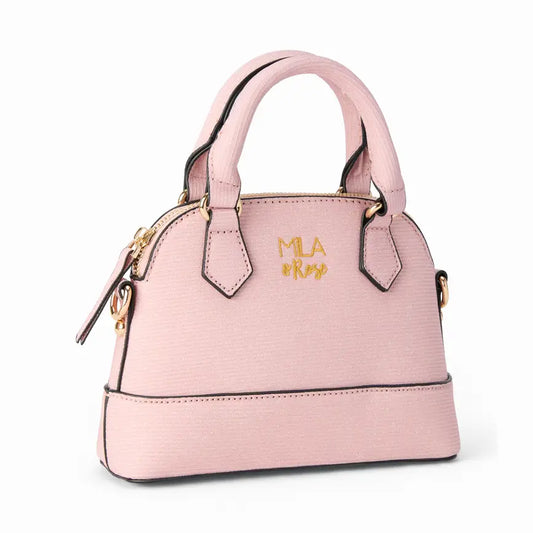 LIGHT PINK SHIMMER GIRL'S CROSSBODY PURSE