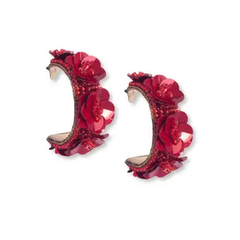 WS ELODIE EARRING - RED