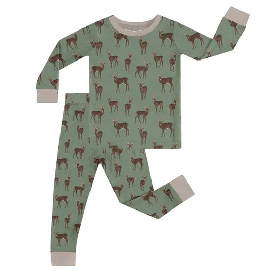 DEER LS/PANTS TODDLER PAJAMAS