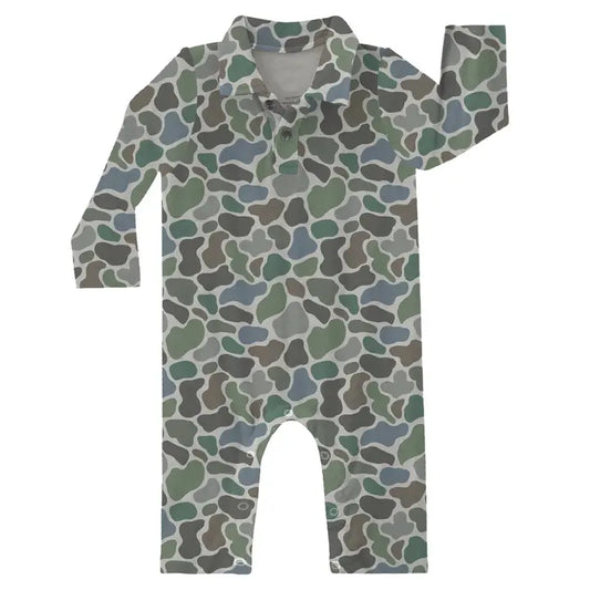 LS POLO ROMPER