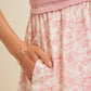 ROMANTIC FLORAL CAMI MIDI DRESS - SWEET PEA