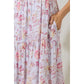 HANSON FLORAL TIERED MAXI DRESS - LIGHT BLUE/MULTI