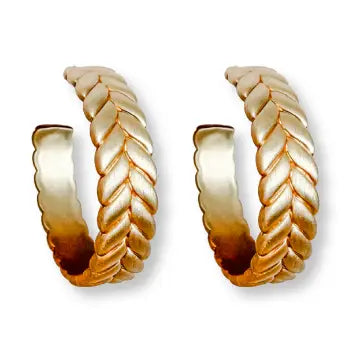 DELLA HOOPP EARRINGS - GOLD