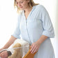 LABOR & DELIVERY NIGHTGOWN - BABY BLUE