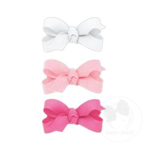 3PK BABY BASIC BOWS - ASSORTED