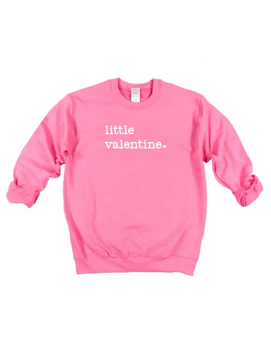 LITTLE VALENTINE YOUTH SWEATSHIRT - PINK