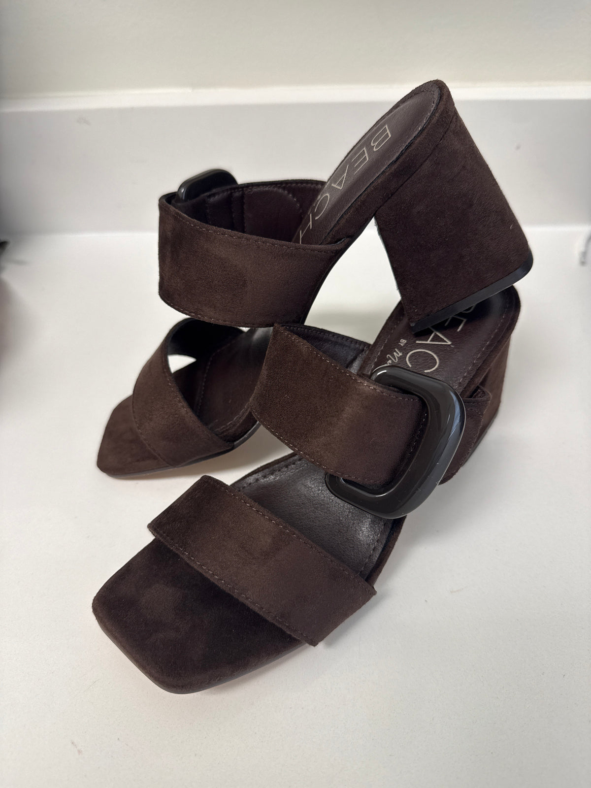 SALLY BLOCK HEEL - ESPRESSO/SUEDE