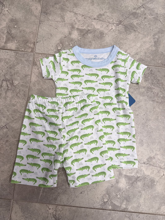 BAYOU BABY SHORT PAJAMAS - LIGHT BLUE