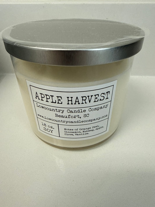 APPLE HARVEST LARGE ROUND 3WICK 180Z