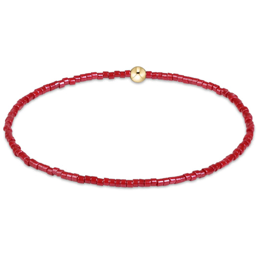 EGIRL GAMEDAY HOPE CLASSIC BRACELET  - MAROON