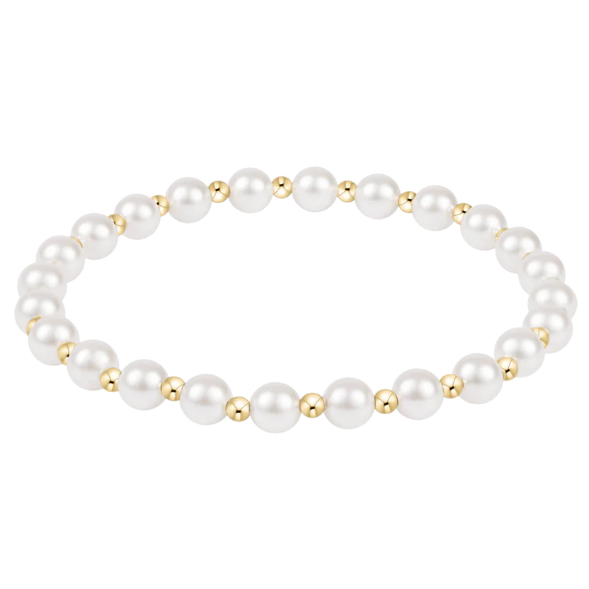 GRATEFUL PEARL 5MM BRACELET