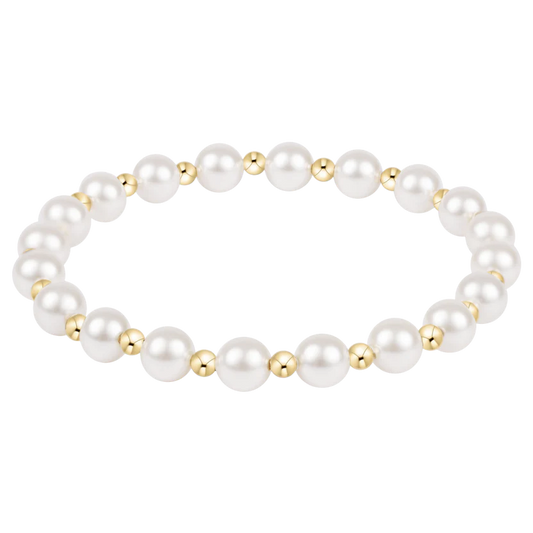 GRATEFUL PEARL 6MM BRACELET