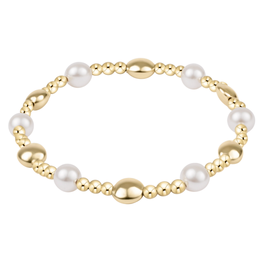 HONESTY SINCERITY PEARL 6MM BRACELET
