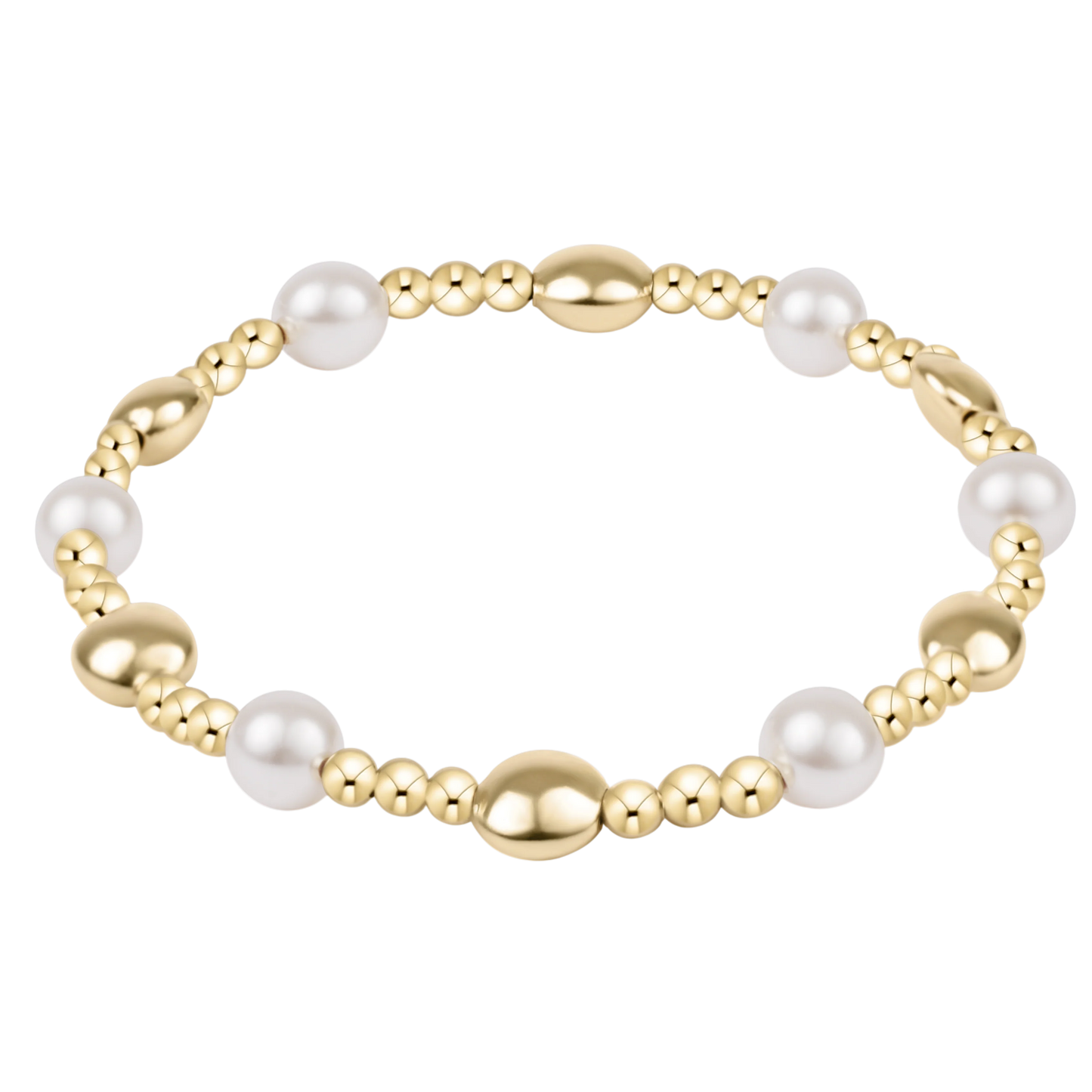 EXTENDS HONESTY SINCERITY PEARL 6MM BRACELET
