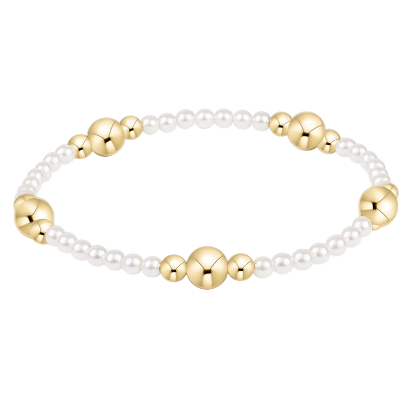 PURPOSE GOLD 6MM PEARL BRACELET