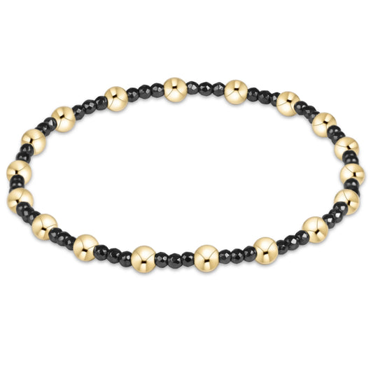 SINCERITY FACETED HEMATITE 2MM BRACELET