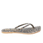 BUNGALOW FLIP FLOP SANDALS - BROWN MULTI SNAKE