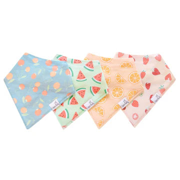 BANDANA BIB SETS - 4PK MORE OPTIONS AVAIL.
