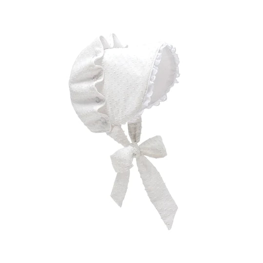 BELLEFAIRE BONNET - DALLAS DOT WHITE